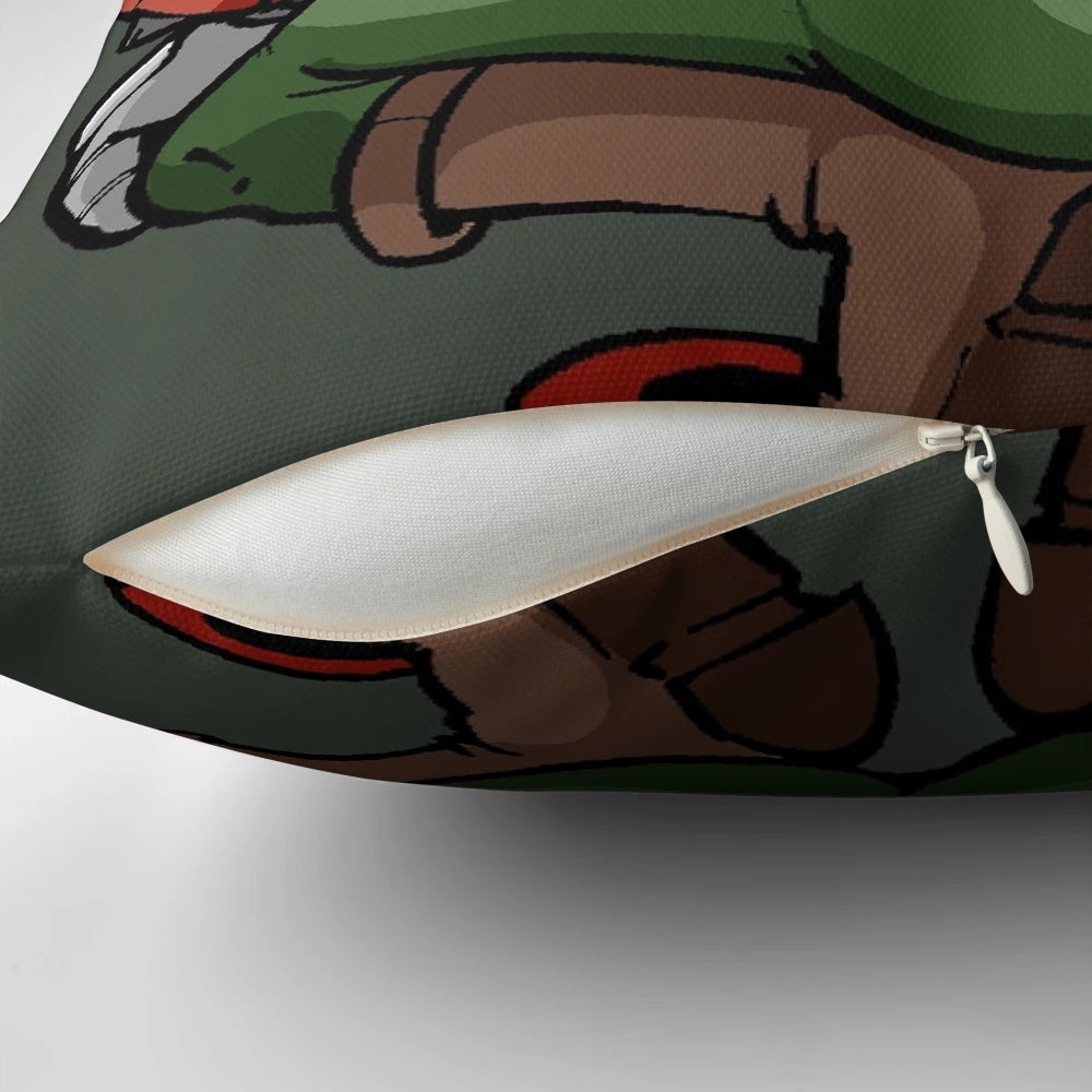 Potemkin inspired anime-style body pillow featuring the character from the Guilty Gear video game series.