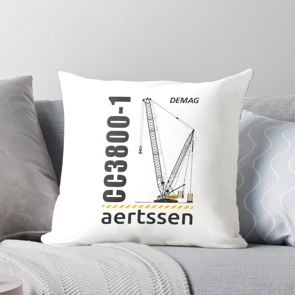 CC 3800-1 Pillow, a powerful crawler crane for heavy machinery lifting and transport