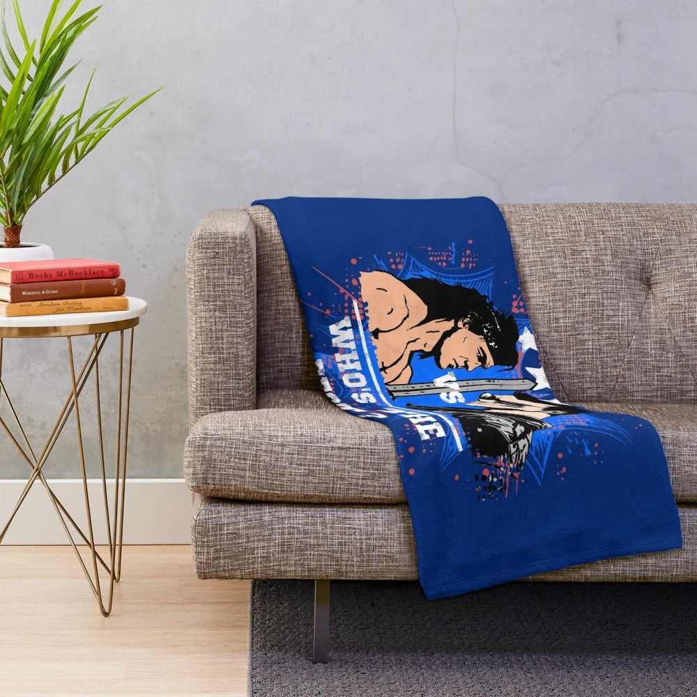 Plush blanket featuring a powerful cinematic design