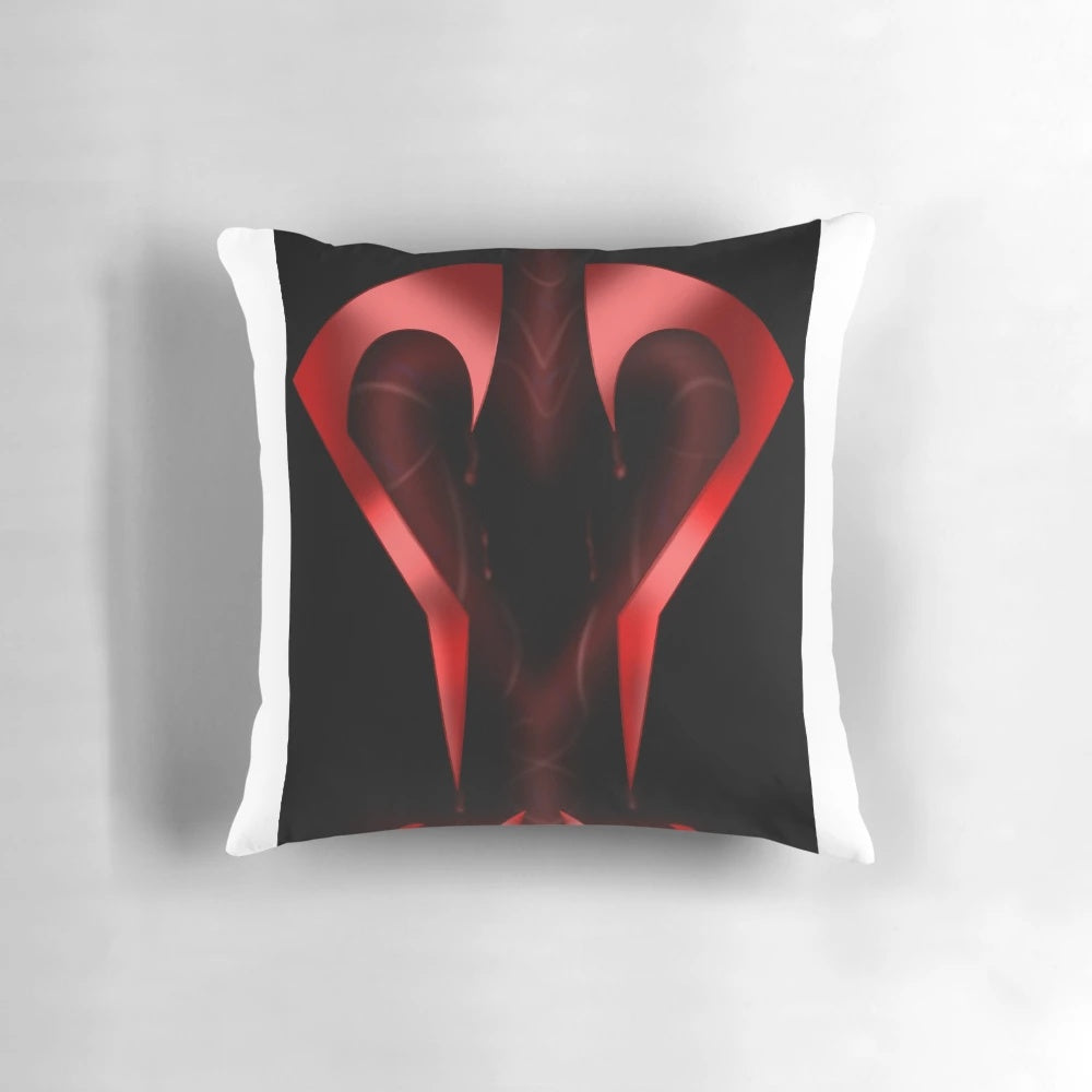 Pillow with a bold war symbol design, perfect for military enthusiasts