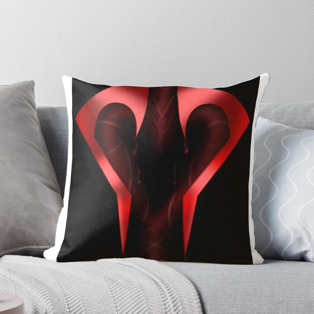 Pillow with a bold war symbol design, perfect for military enthusiasts