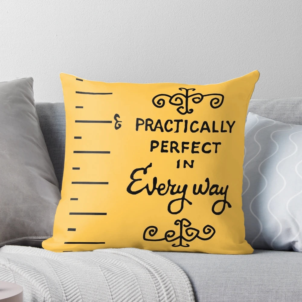 Vintage Disney Mary Poppins Practically Perfect Pillow featuring Julie Andrews
