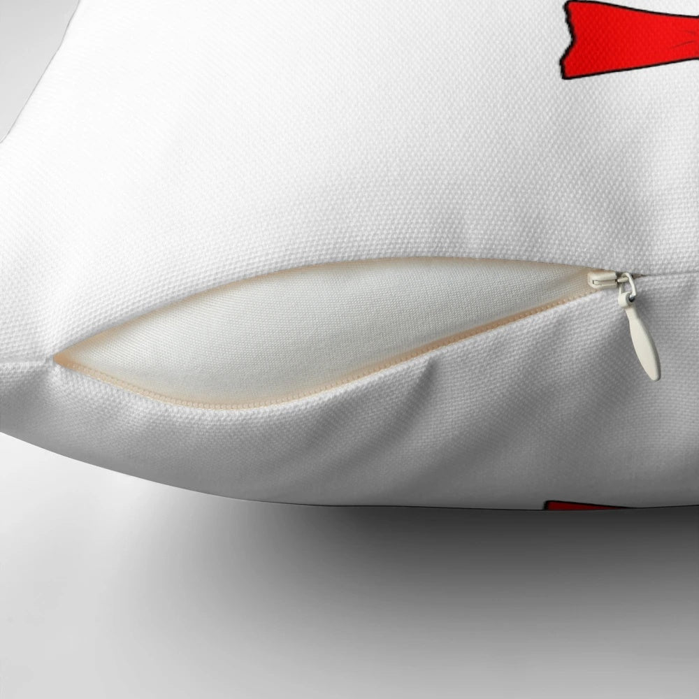 Soft, plush pillow featuring the iconic "Practically Perfect in Every Way" quote from the Disney classic Mary Poppins.
