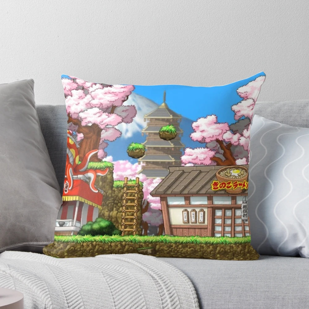 Mushroom Shrine (Zipangu) MapleStory Nostalgia Pillow