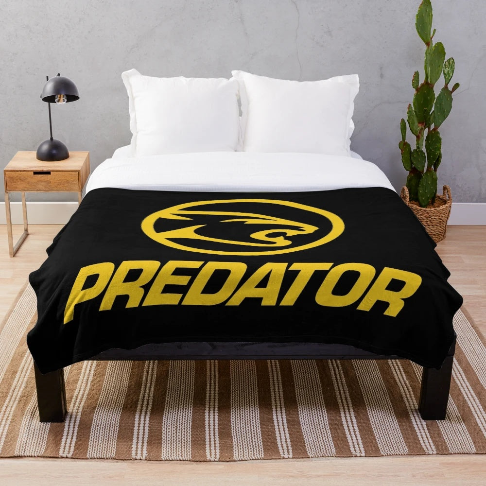 Predator logo plush blanket for billiards and pool enthusiasts
