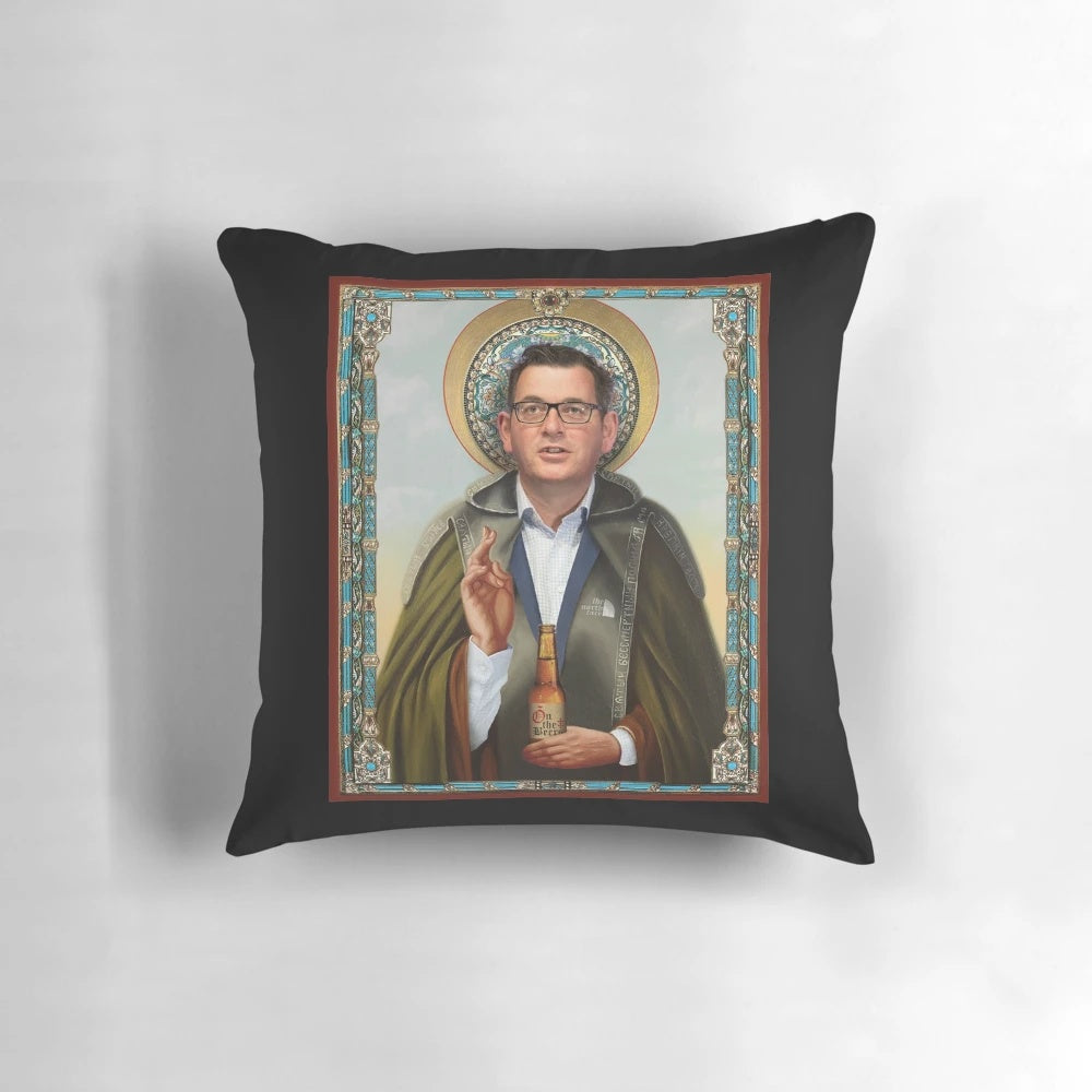 Premier Dan Andrews Saint Pillow - High-Quality Christmas Gift
