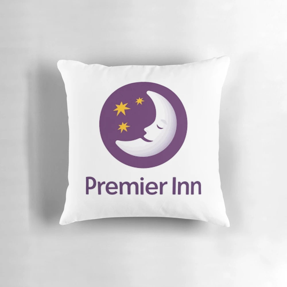 Premier Inn Hotel Chain British Staycation Pillow