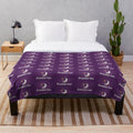 Premier Inn inspired plush blanket featuring hotel decor elements