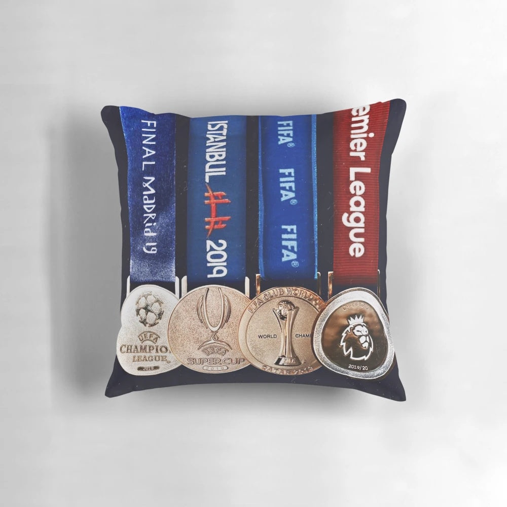 Premier League Champions Liverpool 2019/2020 Medals Pillow