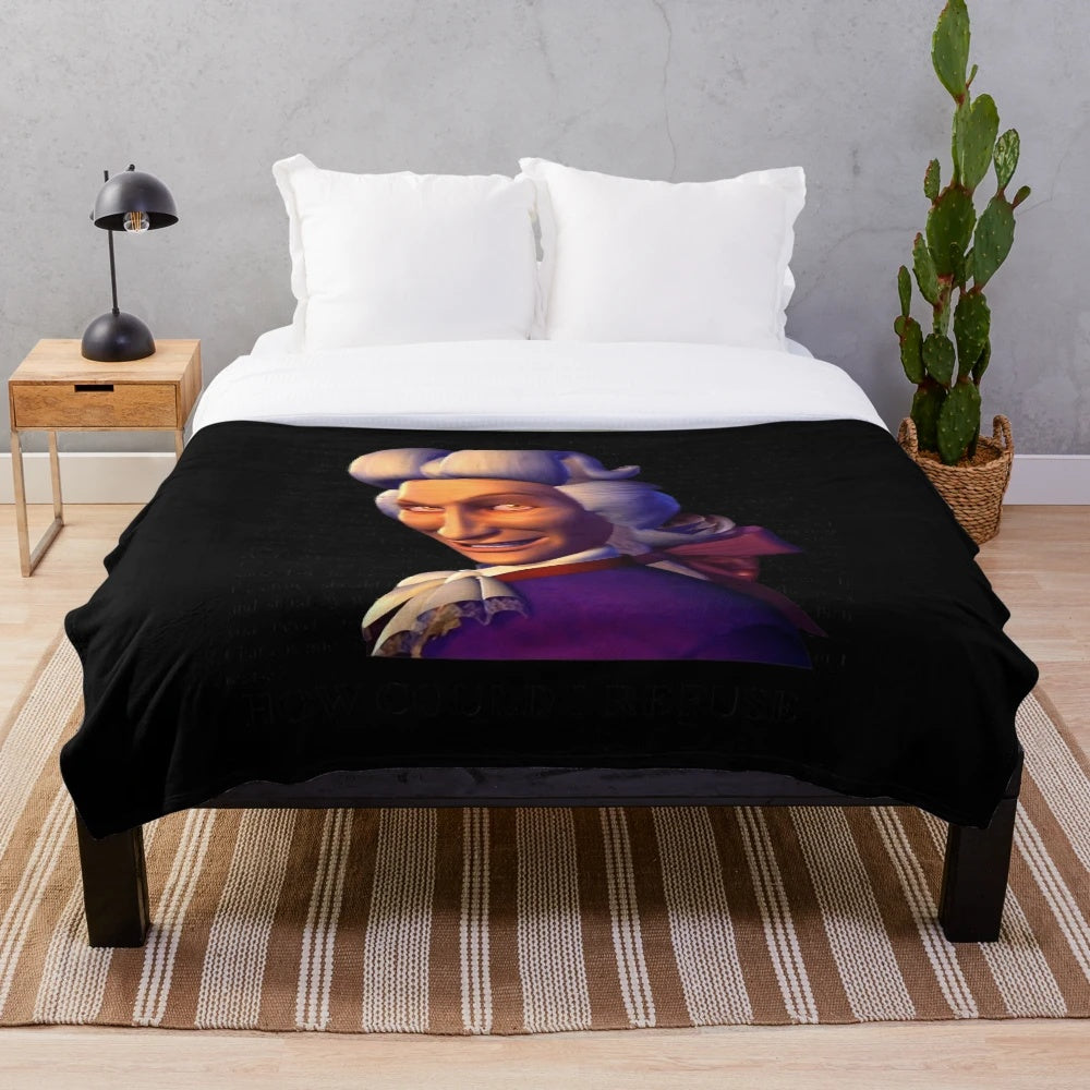 Preminger Barbie Princess and the Pauper Inspired Plush Blanket