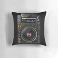 Plush pillow designed to look like a Pioneer DJ CDJ3000 multi-format player, perfect for music enthusiasts and DJs.