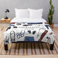 Equestrian Club Plush Blanket for Horse Lovers
