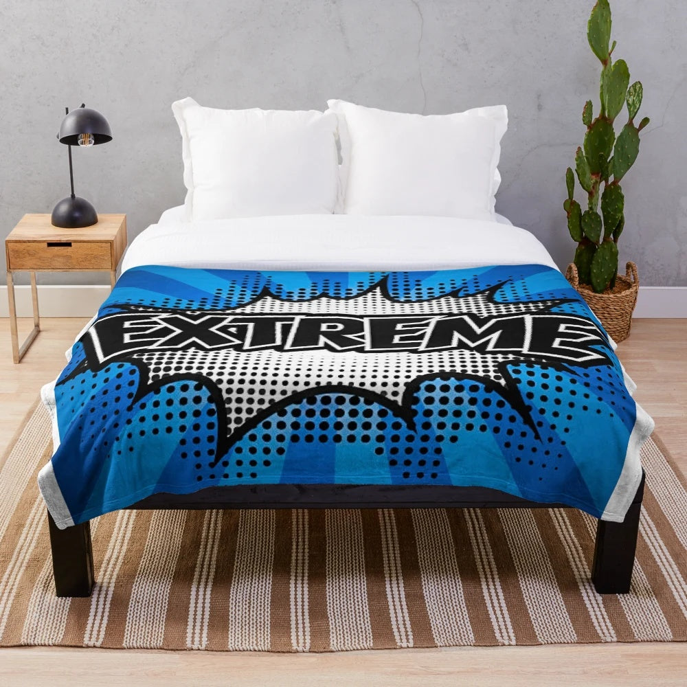 Extreme plush blanket for ultimate coziness and comfort