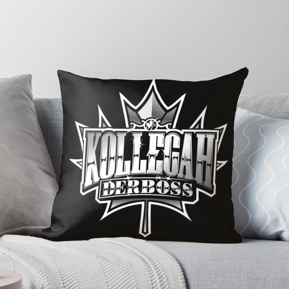 Kollegah-inspired premium quality pillow with German rap motif