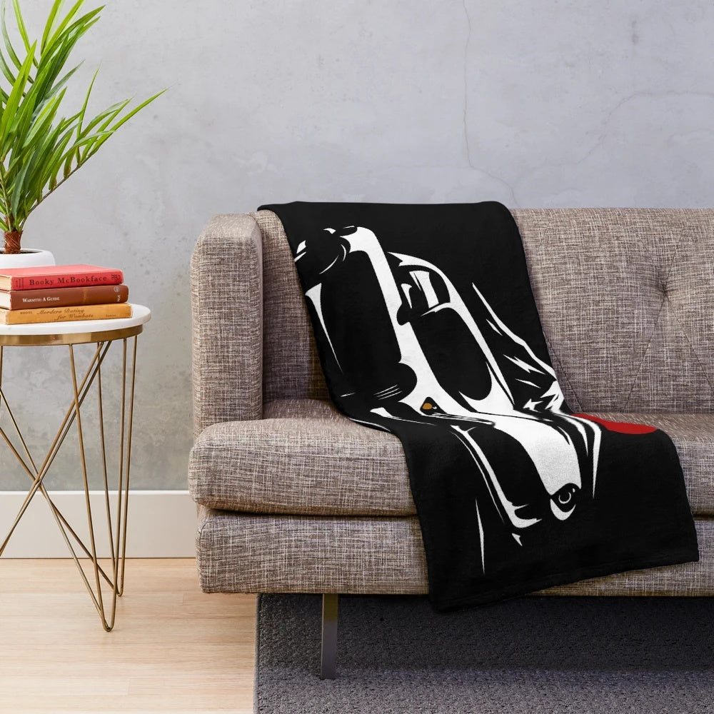 JDM-inspired Honda S2000 drift plush blanket