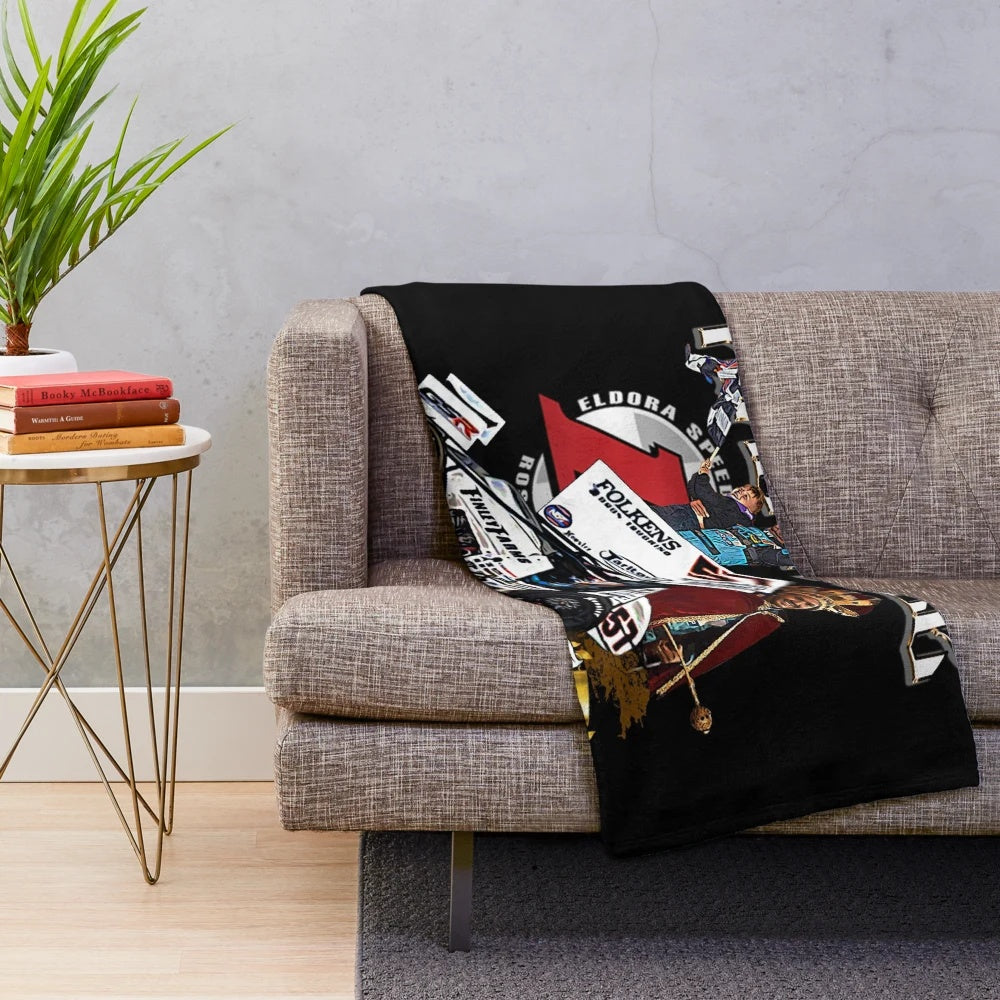 Kyle Larson Plush Blanket - Kings Royal Winner