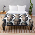 Mads Mikkelsen inspired plush blanket