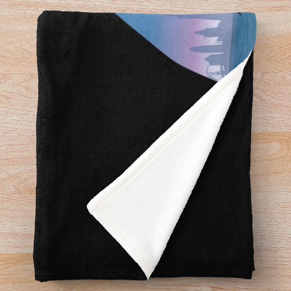 Premium plush blanket featuring master of suspense design