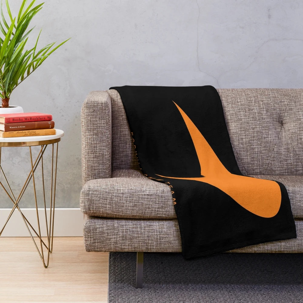 Premium Plush Blanket featuring the iconic Monaco and McLaren Formula 1 colors