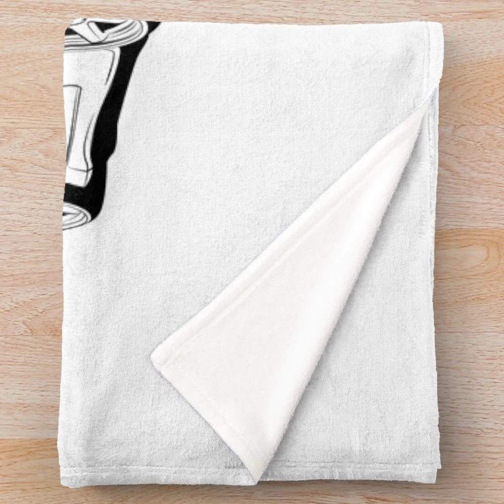 Cozy plush blanket featuring the iconic S13 Nissan Silvia car design