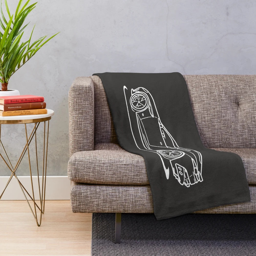 Aston Martin DBS Superleggera Themed Plush Blanket