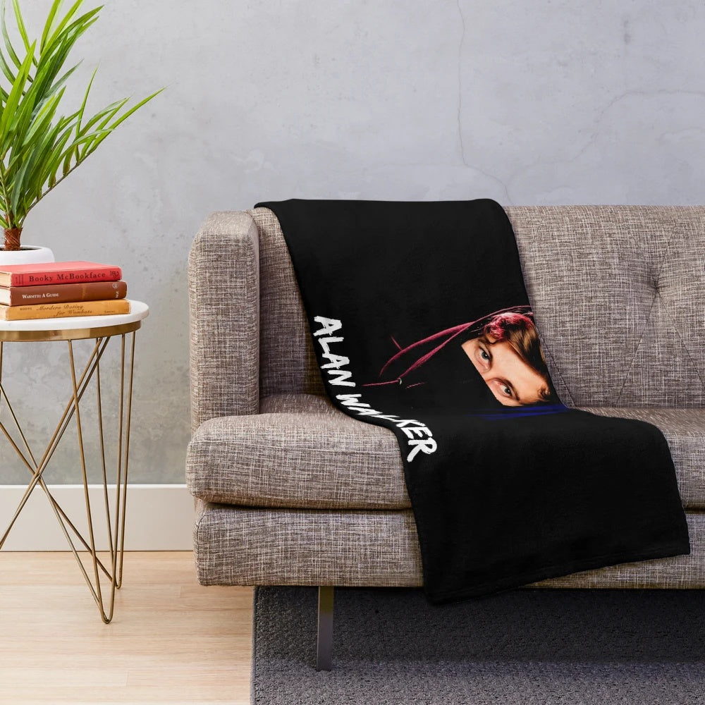 Alan Walker inspired plush entertainment blanket