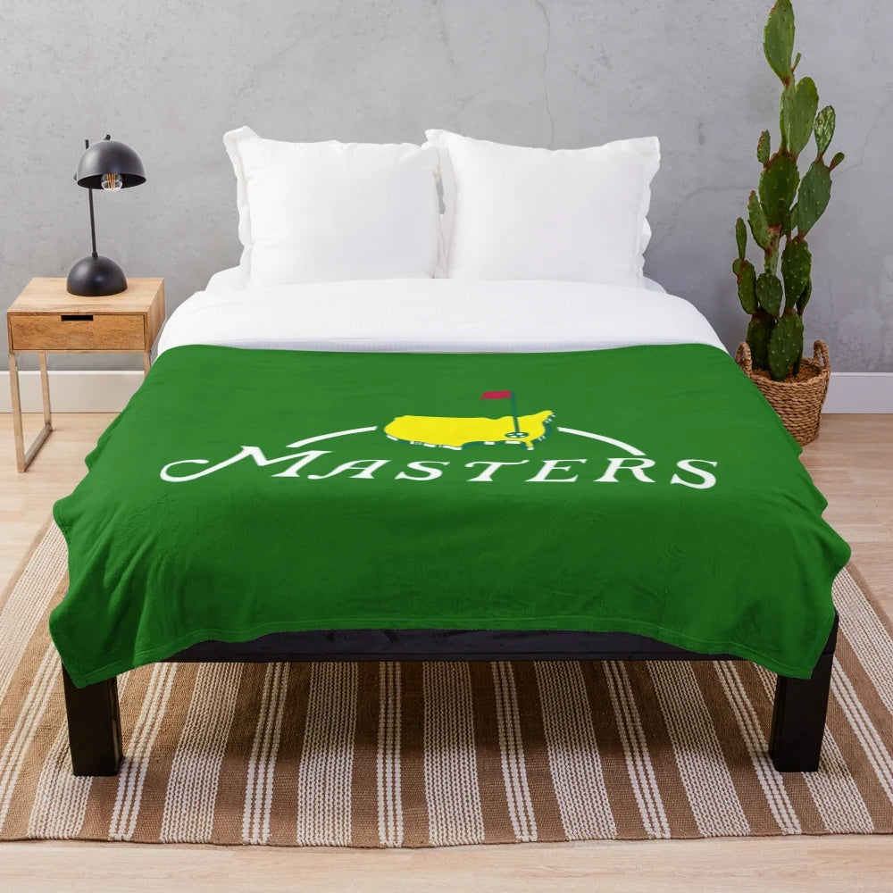 Premium plush masters golf blanket