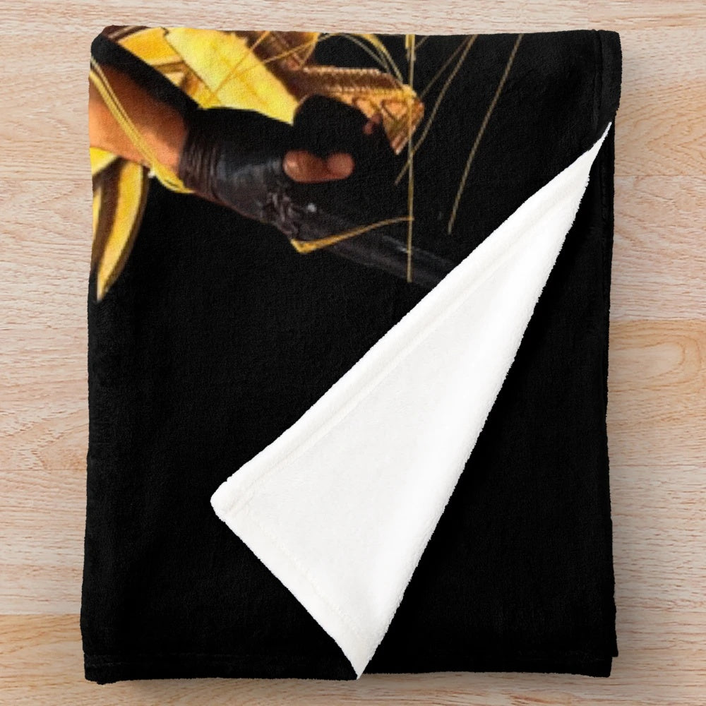 PUBG Inspired Plush Blanket with Battle Royale Motifs