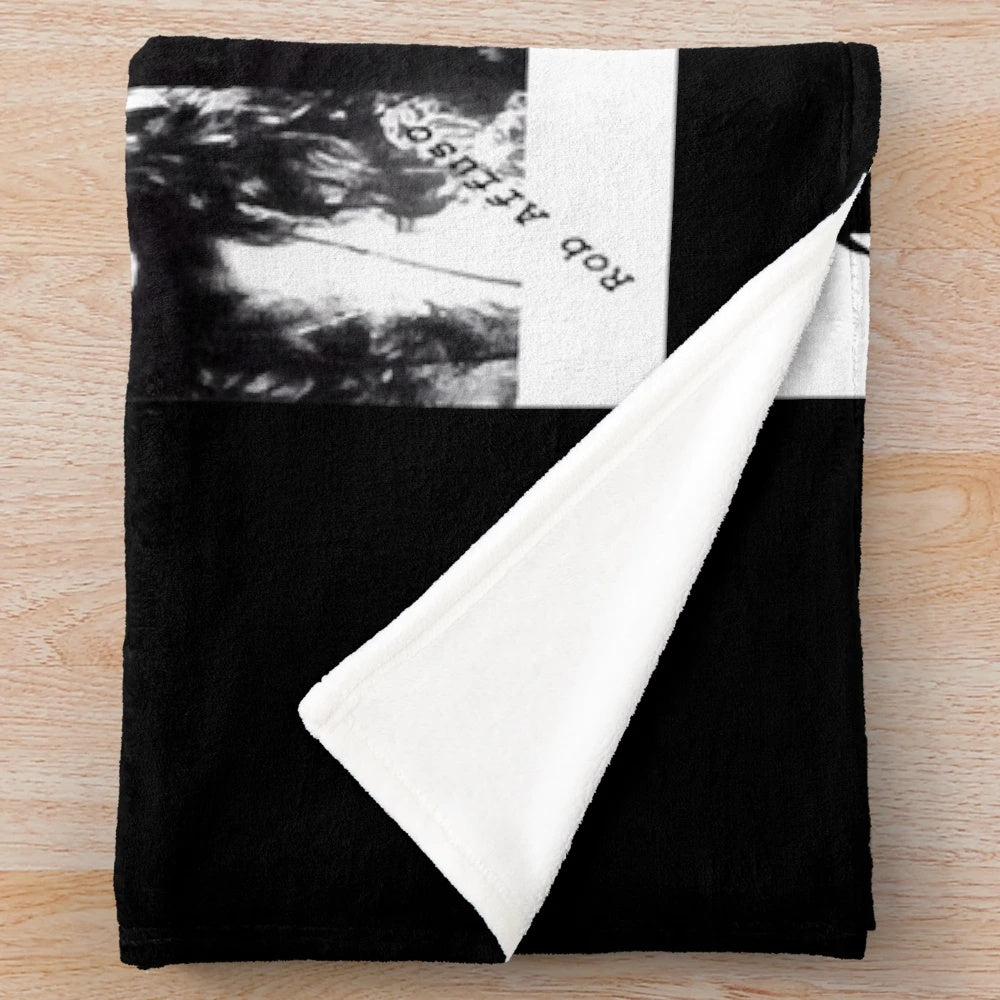 Skid Row inspired heavy metal plush blanket