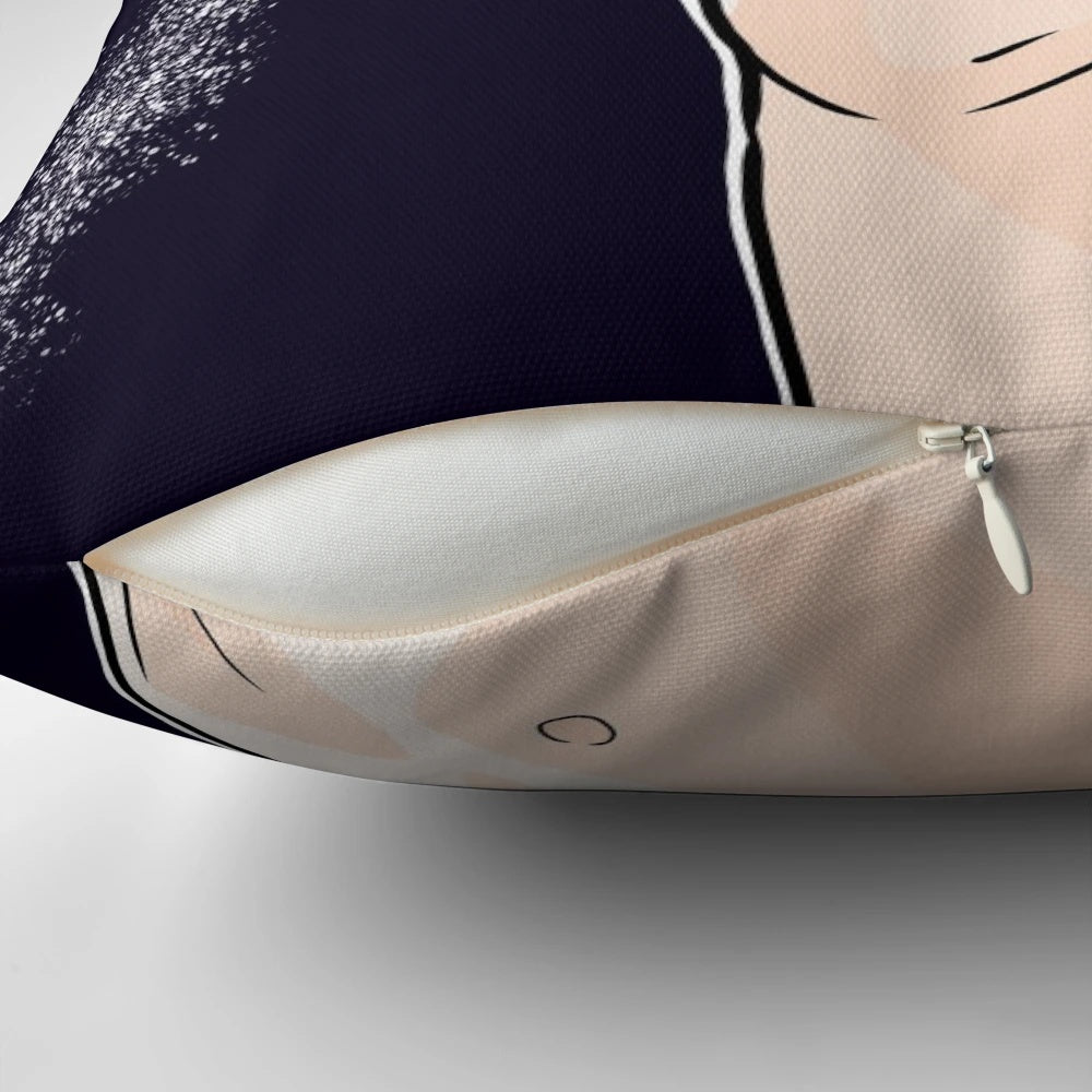 Premium salt throw pillow inspired by sumo wrestlers and their ceremonial salt-throwing traditions