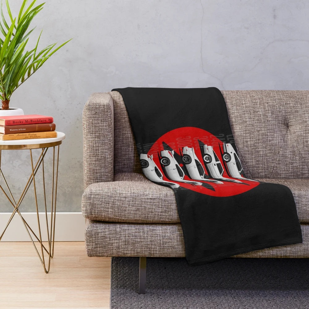 Z Generations inspired plush blanket in white