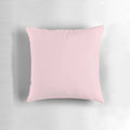 Preppy cotton candy pastel pink pillow with a minimalist, boho-chic design