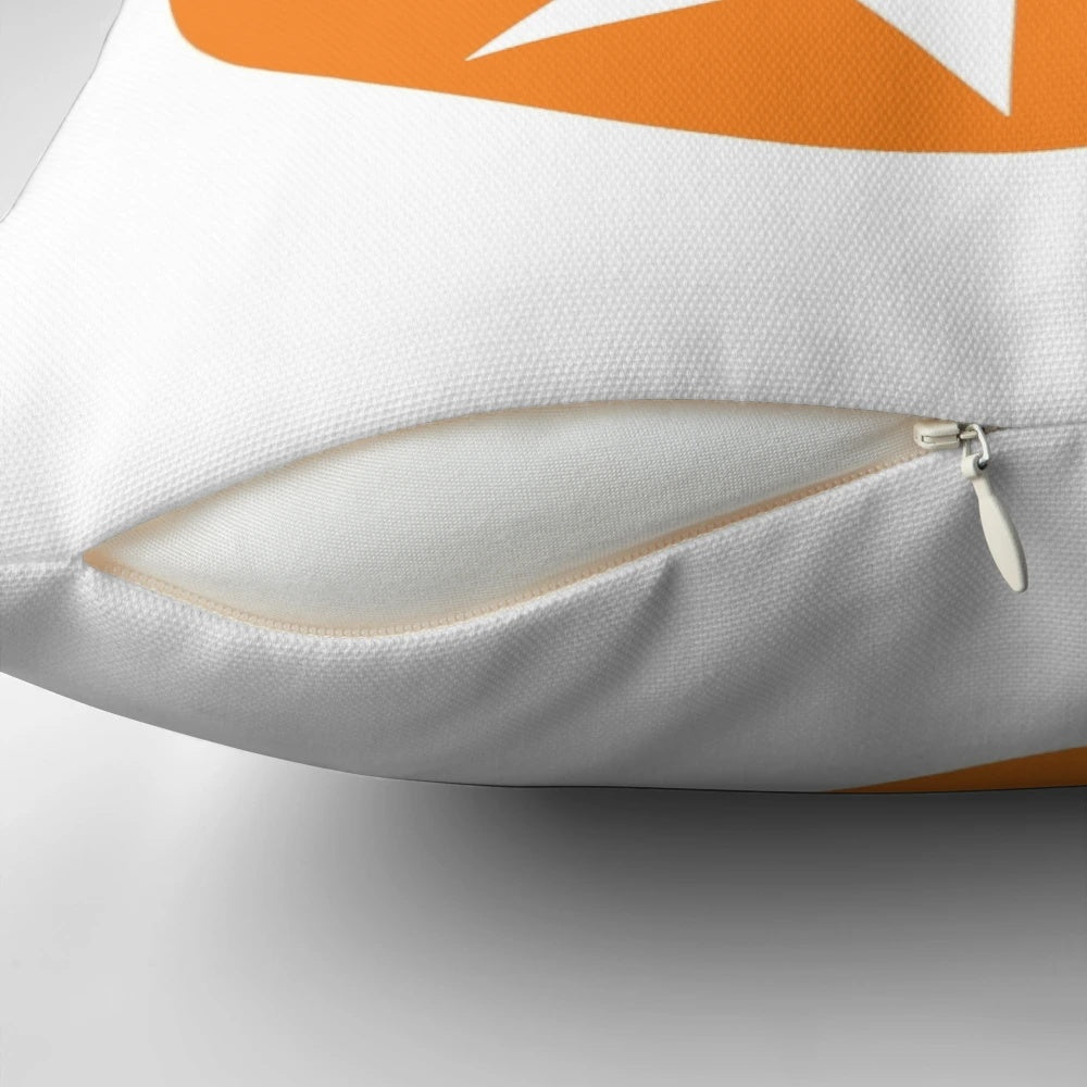 Tennessee Orange Tristar Pillow, featuring the iconic UTK Volunteers logo
