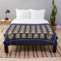 Presidents of the United States plush blanket featuring a detailed portrait design