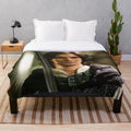 Prince Caspian inspired plush blanket featuring Ben Barnes as the Telmarine prince