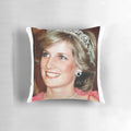 Princess Diana Memorial Pillow featuring a portrait of the beloved royal