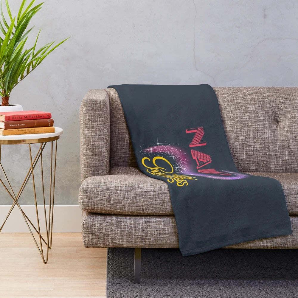 Princess-themed plush nap blanket for comfortable napping