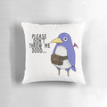 Pillow featuring the iconic Prinny mascot from the Disgaea video game series