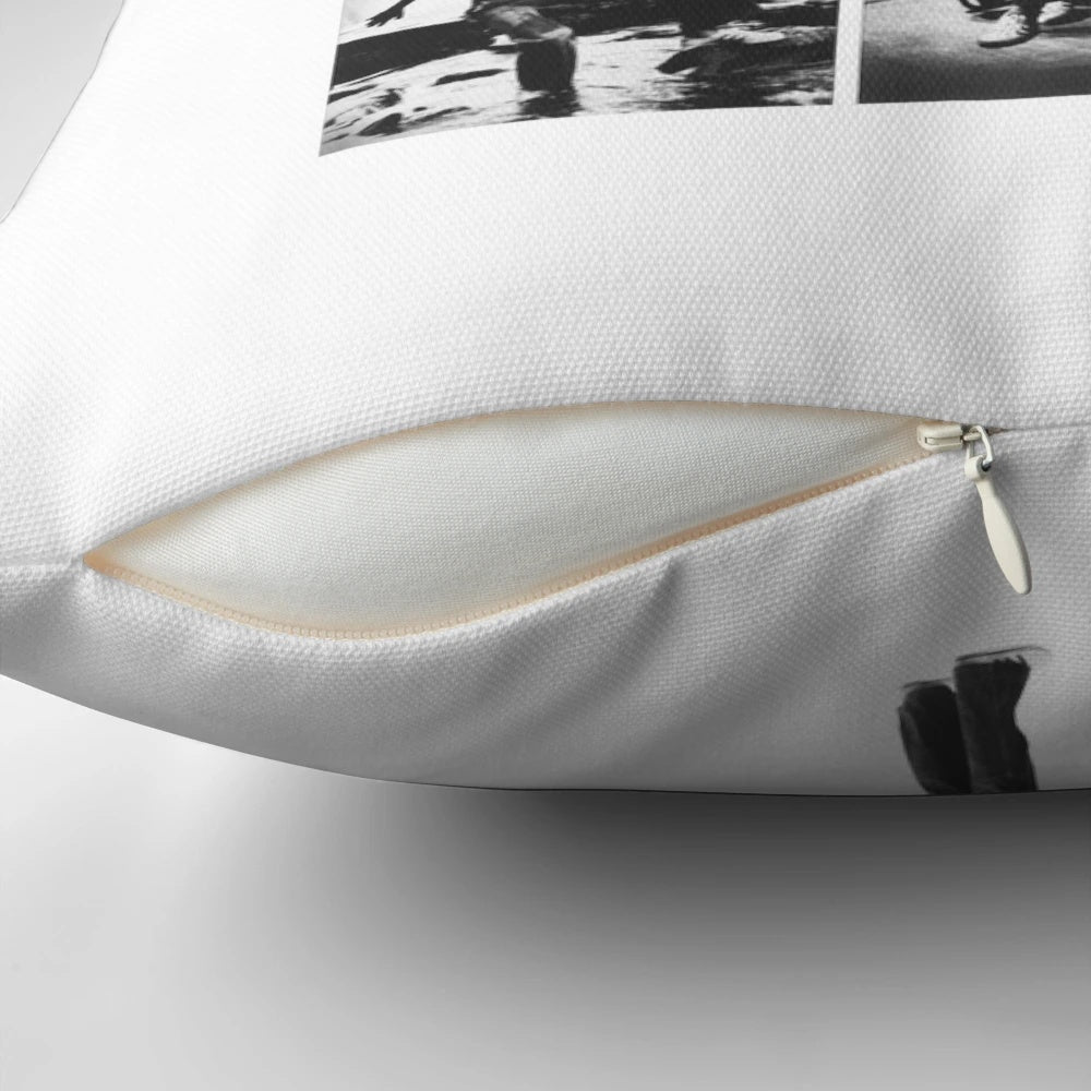 Genesis - The Lamb Lies Down on Broadway (Extended Artwork) Pillow showcasing the iconic album art