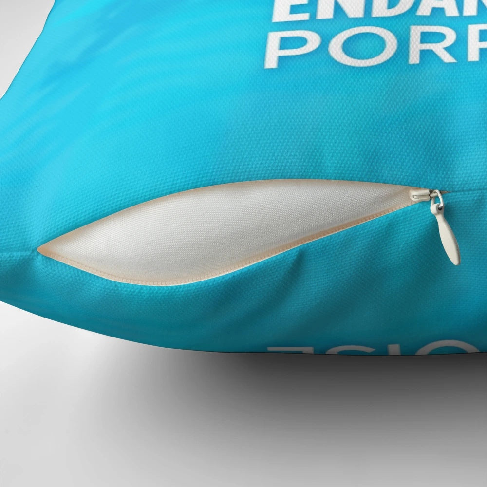 Save the Vaquita Porpoise - Plush Pillow with Cute Conservation Design