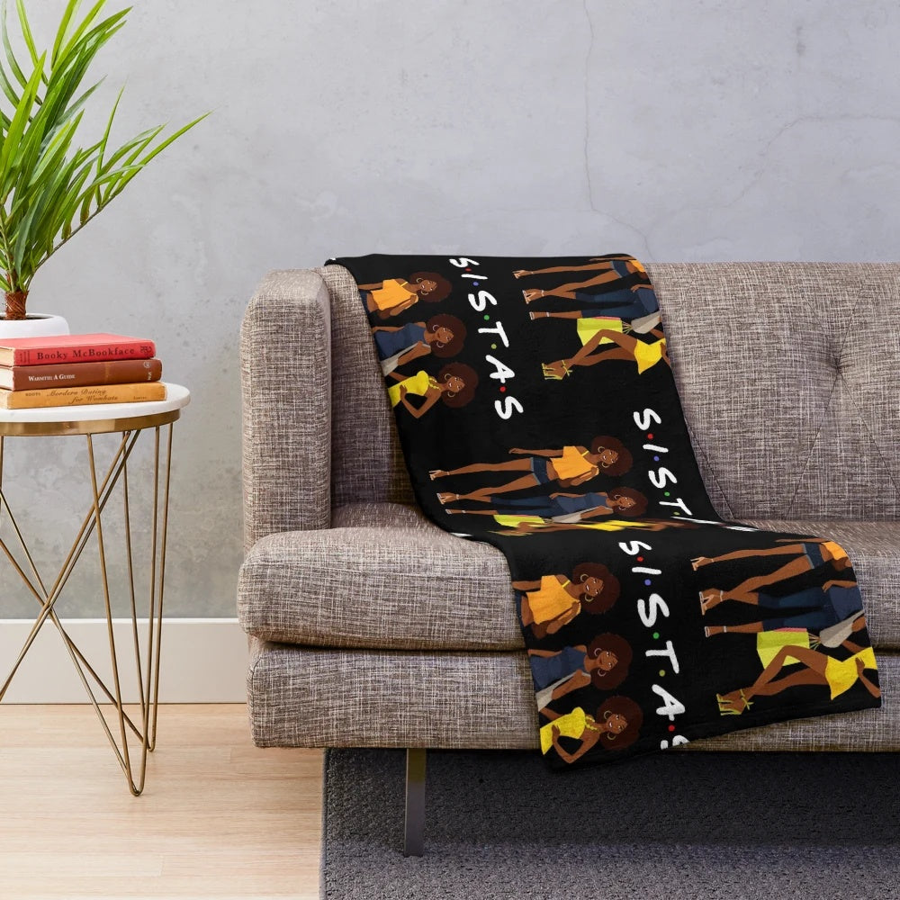 Plush blanket featuring proud African American women