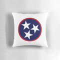 Tennessee Tristar Pillow featuring the iconic state flag design