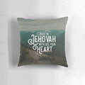 Proverbs 3:5 Bible verse printed on a plush, decorative throw pillow for JW homes and ministry