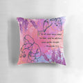 Proverbs 3:6 inspirational bible verse throw pillow with faith and scripture quote