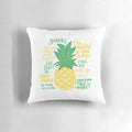 Psych-themed decorative pillow featuring memorable quotes from the TV show