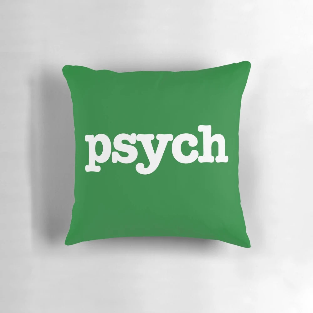 Psych TV Show Logo Pillow Cover for Home Decor