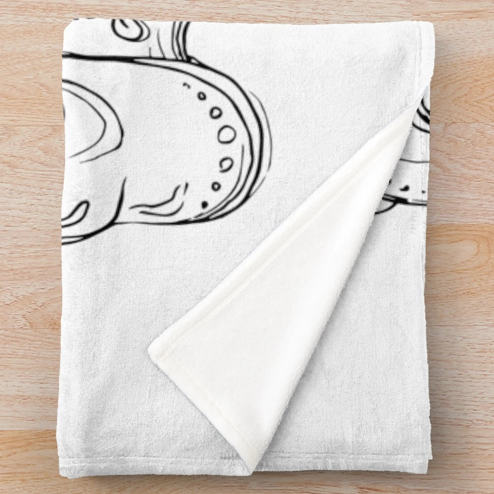 Phish-inspired psychedelic plush blanket featuring the band's iconic imagery