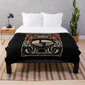 Colorful plush blanket featuring the Disco Biscuits band logo