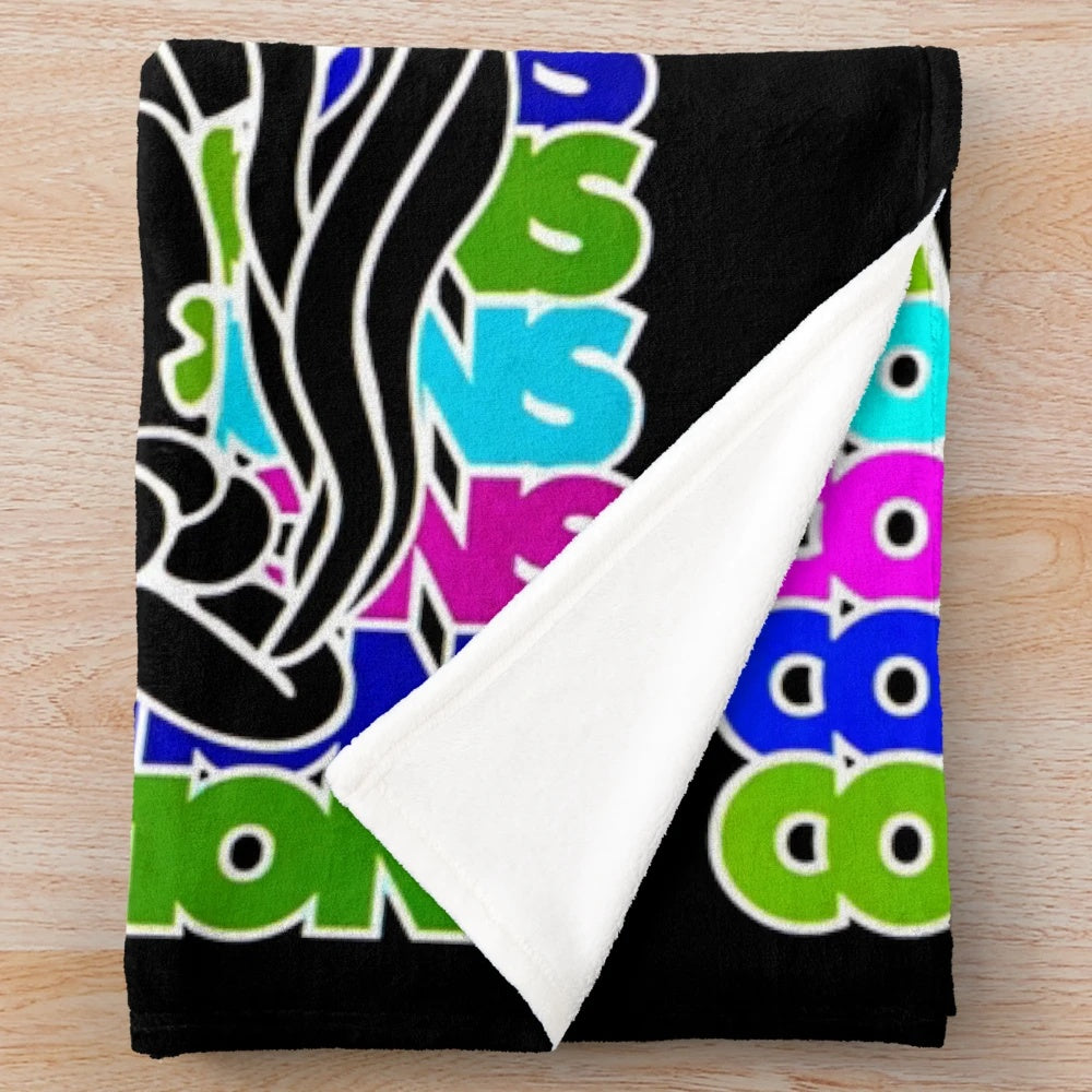 MGMT Psychedelic Pop Band Plush Blanket