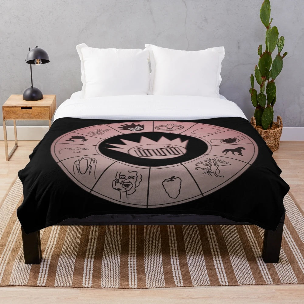Ween Boognish psychedelic plush blanket for music lovers